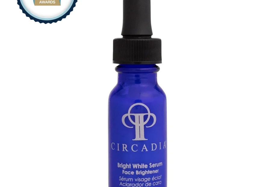 A bottle of Circadia Bright White Serum