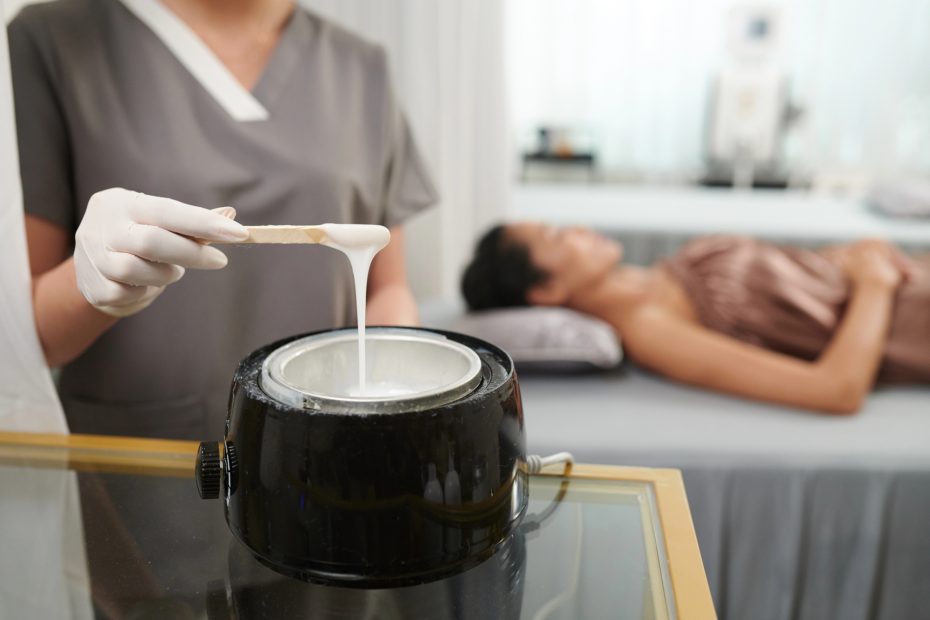 Wax heater at linde esthetics & Wellness studio in springfield mo